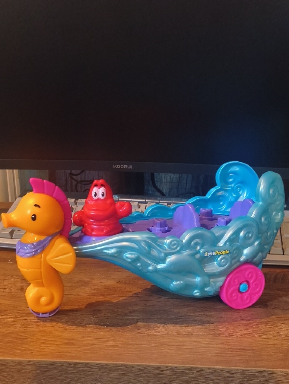 Little People Disney Little Mermaid Ariel Electronic Sea Carriage